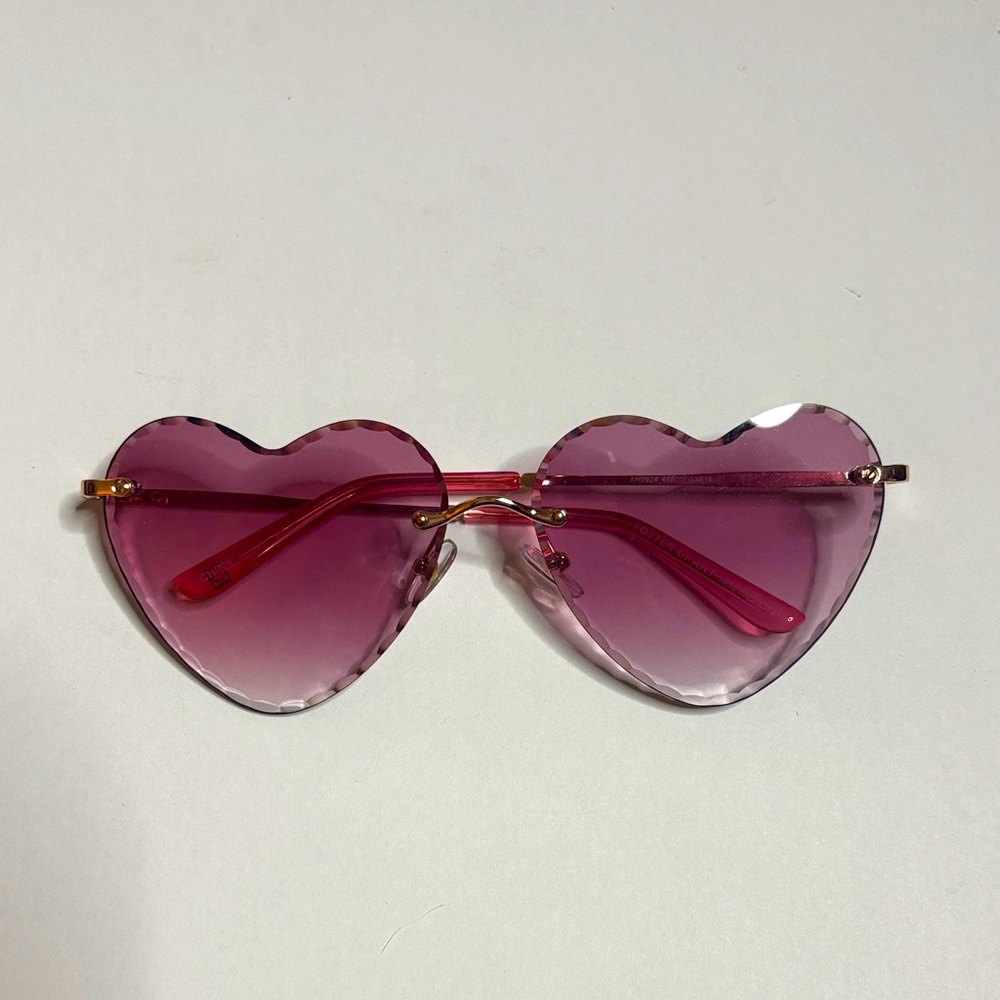Pink Heart Sunglasses | Feminine Eyewear Girls Trip Barbie Travel Bridal Shower